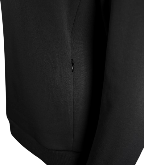 Barda Hoodie Detail Black Side Zipper