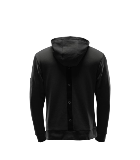 Barda Hoodie Down Black Left Side Rovor Sport
