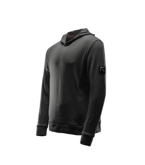 Barda Hoodie Down Steel Front Left